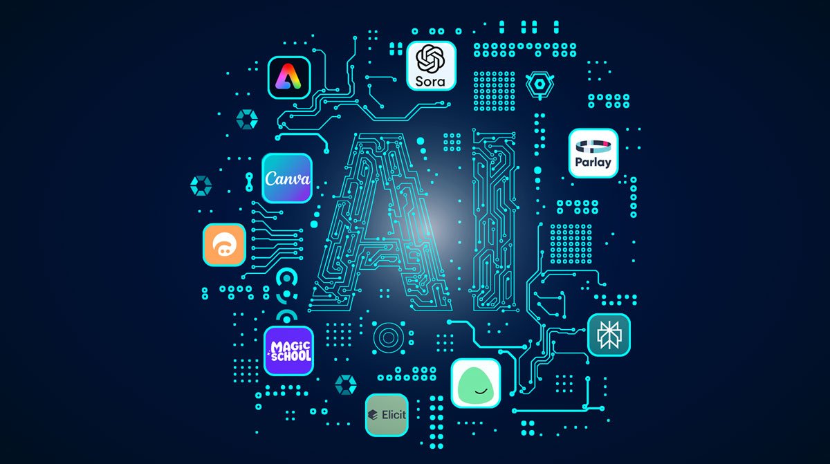 AI and digital marketing dashboard visual